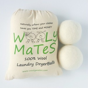 Produits Tendances 2020 Produits Naturels Lot <span class=keywords><strong>de</strong></span> 6 XL Boules <span class=keywords><strong>de</strong></span> Séchage en <span class=keywords><strong>Laine</strong></span> <span class=keywords><strong>de</strong></span> Nouvelle-Zélande Biologiques Réutilisables Écologiques - Product Image 4