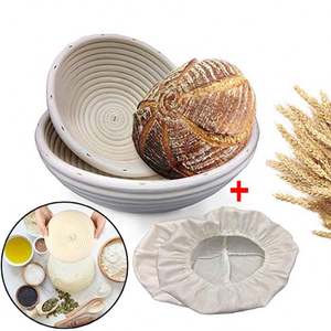 Marmites au levain échelle de <span class=keywords><strong>pain</strong></span> bol à mélanger <span class=keywords><strong>épeautre</strong></span> crochet danois boulanger cadeaux panier rond épreuve pause européenne pour - Product Image 6