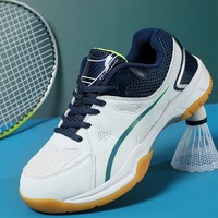Nouvelles chaussures de sport en mesh respirant et antidérapant, légères, pour hommes et femmes, adaptées au badminton et au tennis de table
