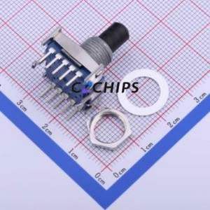 SRBV181004 Rotary Switch Through hole Component (THT) Switch 8 Flat Type PC Pin Non-Short Circuit - Product Image 2