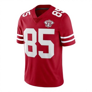 เสื้อฟุตบอลอเมริกัน XEEP รุ่นปรับแต่งได้ XC-AFU-08 สำหรับผู้ชาย เนื้อผ้าโพลีเอสเตอร์น้ำหนักเบา ระบายอากาศได้ดี พิมพ์ลายด้วยเทคโนโลยีฮีททรานเฟอร์ ประสิทธิภาพสูง - Product Image 1