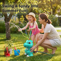 Jouet d'été en plastique pulvérisateur d'eau pour jardin, dinosaure, pour jeux aquatiques parent-enfant en extérieur, pour 0-24 mois