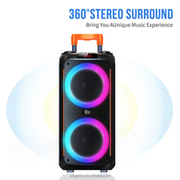 Altavoz Bluetooth Portátil para Exteriores con Luces RGB, Sonido, Bajos, Karaoke, PartyBoost 710, Party Beat, con Ruedas