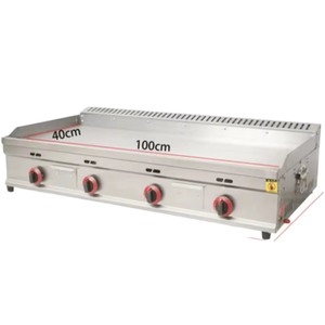 <span class=keywords><strong>Plancha</strong></span> à gaz industrielle en acier inoxydable antiadhésif pour comptoir, facile à nettoyer, pour crêpes - Product Image 1