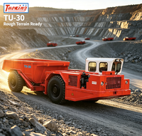 Camion benne minier souterrain de 30 tonnes à commande PLC, haute capacité, avec système de lubrification automatique et transport de minerai