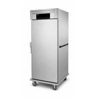 Gabinete Calentador de Alimentos Móvil de Acero Inoxidable, Gabinete de Calentamiento de Alimentos de Una Puerta, Carro de Catering para Banquetes con Aire Caliente y Frío