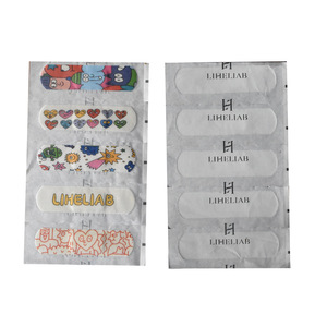 Bandages élastiques personnalisés, imprimés avec des mots et des motifs, cadeaux promotionnels, bandages et pansements adhésifs fabriqués en - Product Image 2