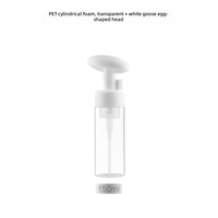 Bouteille en plastique PET pour mousse nettoyante pour le visage, 100 ml, 150 ml, 200 ml, avec pompe à mousse