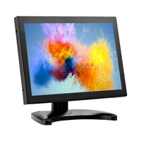 Polcd 10 İnç IPS LCD Monitör 1280x800 Çözünürlük Desteği HD-MI VGA BNC AV Girişi PC TV Güvenlik Ekranı için
