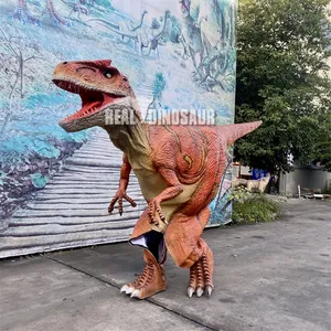 Jurassic park realistico animatronic a grandezza naturale dinosauro modello dinosauro in vendita