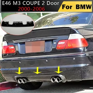 Difusor Trasero para E46 M3 COUPE 2 Puertas 2000-2006, Alerón Trasero Modificado, Protector de Parachoques, Kits de Carrocería Estilo CSL - Product Image 1