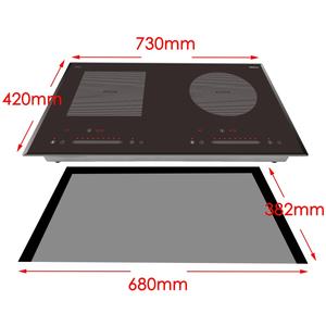 Placa de Inducción de 4000W con 2 Quemadores, Sensor Táctil, Cocina Eléctrica de Sobremesa para Uso Doméstico - Product Image 2