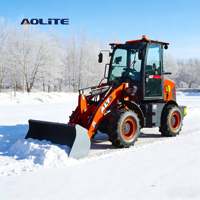 Chargeuse sur pneus compacte diesel AOLITE 1 tonne de qualité fiable pour la construction et la manutention de matériaux – Direct Usine