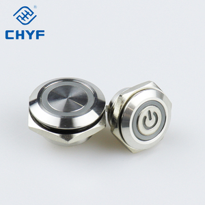 Ngắn ném tự thiết lập lại tạm thời bằng thép không gỉ Led cảm ứng nút thang máy 12mm-30mm Kích thước 220V Max. Voltage - Product Image 3