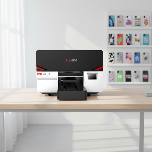 Mini Desktop UV Flatbed Inkjet Printer A3 Full-Automatic High-Resolution Flex Egg Digital Printing Machine for Small Business