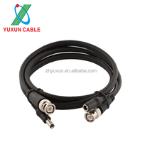 Câble de caméra coaxial RG59 avec prise BNC DC 5M/10M/20M/30M Accessoires pour système de surveillance CCTV DVR