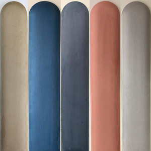 Painéis de Parede Decorativos de Espuma em Várias Cores, Adesivos de Painéis de Parede Redondos <span class=keywords><strong>3D</strong></span> em Couro Macio Multicoloridos - Product Image 1