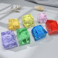 Bougie en gel biodégradable faite à la main, longue durée, en blocs colorés, souples et durs, transparents, pour les fêtes de Diwali, vente en gros