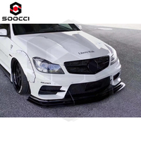 Kit carrosserie large style LB pour Mercedes-Benz Classe C W204 C63 AMG Pare-chocs avant Jupes latérales Ailes Diffuseur arrière Spoiler Auto Parts