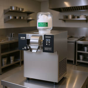 Machine à glace en flocons de neige VEVOR 397LBS 24H en acier inoxydable, usage commercial pour la production de glaces en hôtel - Product Image 2