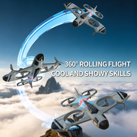 KY103 Avión de Control Remoto con Rotación de 360°, Aterrizaje con una Sola Tecla, Vuelo Estacionario, Mini Aeronave Ultraligera, Modelo de Dron RC