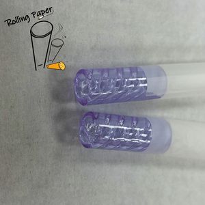 Factory direct sales unbleached glass mouth smoking <b>paper</b> tube customized bleached purple spiral smoking <b>paper</b> roll - Product Image 2