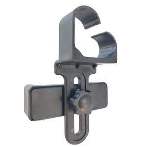 E Shape Tripod Mount 41-44mm Diameter Knob Lock For Mobile Phone Digital Camera Plastic Black - Product Image 4