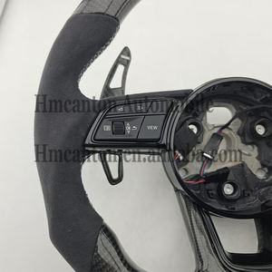 Nuevo Volante Deportivo de Fibra de Carbono y Alcántara para Modelos Audi A3 A4 A4L A5 A7L A8 Q5 Q7 B9 A6 R8 - Product Image 5