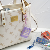 Mini Libreta con Llavero y Logotipo Personalizado, Totalmente Personalizable, Portátil, Estética, Pequeño Diario con Cubierta de PVC