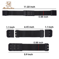 Bandes élastiques réglables pour perruques 2.8/3/3.5cm A Style Nylon noir faisant des casquettes de perruque filet à cheveux filet à dentelle couture fabrication de perruques en caoutchouc