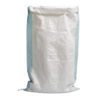 Sac de sac tissé en PP recyclé, emballage vert gris de haute qualité