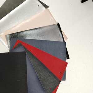 Muestra gratis al por mayor retro esmerilado mate ecológico tapicería sintética Semi PU cuero para sofá, muebles, cartera - Product Image 1