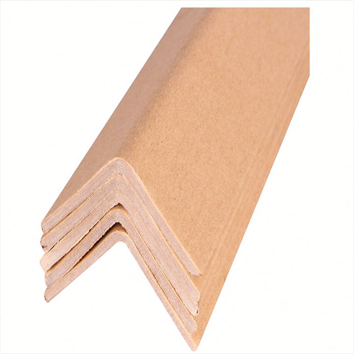 Premium High-End L-Shape Corrugated Kraft Paperboard Factory Angle Bead Edge Protector Board Carton Corner Recycled Materials