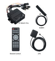 Enregistreur vidéo embarqué MDVR 4/8 canaux avec disque dur 2 To, GPS, 4G et WiFi pour camions, bus et systèmes de surveillance et d'enregistrement à distance des flottes