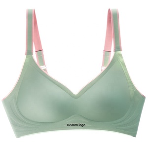 Support Custom Women's Seamless Underwear Without Steel Rims Anti Sagging <strong>Breasts</strong> Plus Size Lingerie Adjustable Push up Bra - Product Image 1