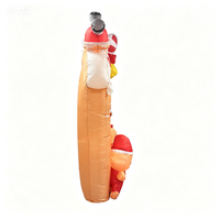 Décoration de Noël gonflable en polyester de 10 pieds en forme de bonhomme de neige de dessin animé