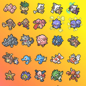 YZ Eif Baby Mystery Surprise Pokemoned <span class=keywords><strong>Pixel</strong></span> Perler Beads Fridge Magnets Booster Box Board Games Christmas Gifts Toys for Kids - Product Image 6