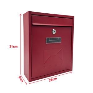 <span class=keywords><strong>Email</strong></span> chinois de haute qualité avec motif de sable brun à 9 trous et boîte aux lettres d'accessoires de motif d'enveloppe extérieure - Product Image 2