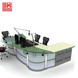 Escritorio <span class=keywords><strong>de</strong></span> transmisión <span class=keywords><strong>en</strong></span> <span class=keywords><strong>vivo</strong></span> para radio y TV, estación <span class=keywords><strong>de</strong></span> estudio profesional para entrevistas <span class=keywords><strong>de</strong></span> <span class=keywords><strong>noticias</strong></span> y escritorios <span class=keywords><strong>de</strong></span> presentadores, a la venta - Product Image 6