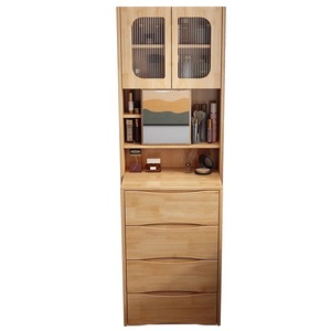 Nordic Solid Wood Dressing <b>Table</b> With Drawer Bedside Storage Cabinet For <b>Small</b> Bedroom - Product Image 5
