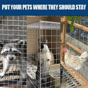 Grillage métallique 1/2 pouce 24 pouces x 50 pieds, calibre 19, galvanisé à chaud après soudage, rouleau de grillage pour poulailler - Product Image 4