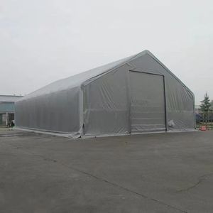 Tente de stockage personnalisée en tissu PVC série P avec structure en acier - Product Image 1
