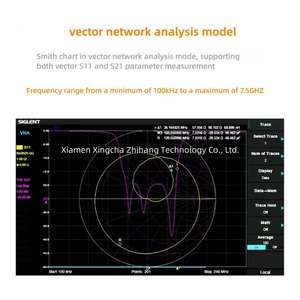 Analyseur numérique Siglent SVA1015X avec écran tactile, analyseur de réseau 9kHz-1.5GHz, générateur de suivi - Product Image 5