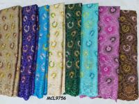Nouvelle dentelle africaine 2026 en coton brodé Lafaya avec strass pour la confection de robes pour femmes sénégalaises