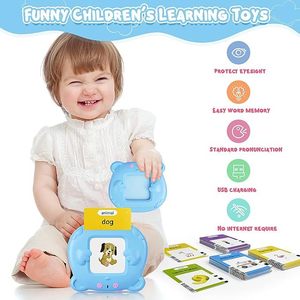 Máquina de Tarjetas Didácticas Bilingües YSJ <span class=keywords><strong>para</strong></span> Niños, Aprendizaje de Inglés, Lector de Sonido con Tarjetas Ilustradas, Juguete Educativo Temprano Personalizado - Product Image 4