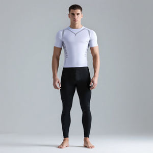 Logo personnalisé design T-Shirt homme vêtements Jogging exercice entraînement Gym quotidien exercice porter t-shirts hauts pour hommes - Product Image 2