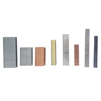 Fournisseurs d'usine OEM Clou commun coloré série 10J, type U, en fer avec revêtement de flocons de zinc, calibre 20, 5000 pièces/boîte