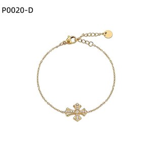 Pulsera de moda con circonita P0020 para mujer, joyería de alta calidad - Product Image 2