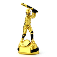 Vente en gros, grand métal souvenir, prix de sport, médailles, coupe, prix du monde, 1ère place, trophée de hockey en or pour champion