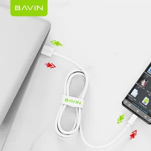BAVIN CB152 סיטונאי מחיר מותאם אישית מיקרו USB סוג-C נייד טלפון 6A 66W מהיר טעינת סוג c נתונים כבל עבור סמסונג